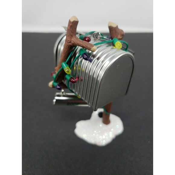 Hallmark Santa's Mailbox Metal S. Claus Vintage 2002  Cookies & Milk Slide Out - Picture 4 of 14